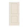 Codel Doors 28" x 80" x 1-3/8" Primed 2-Panel Carrera Molded Hollow Core 6-9/16" LH Prehung Door w/Stn Nckl Hngs 2468MHCCARLH156916